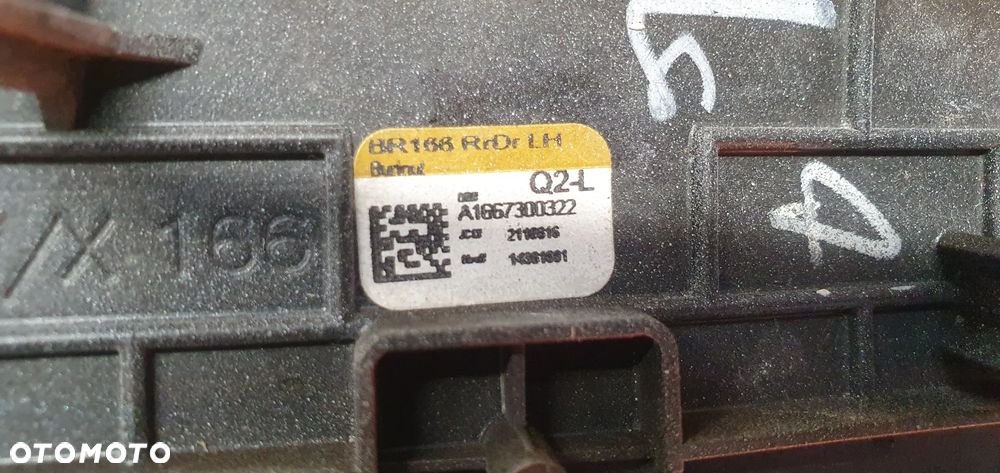 Listwa osłona dekor dekory komplet Mercedes GL X166 W166 - 19