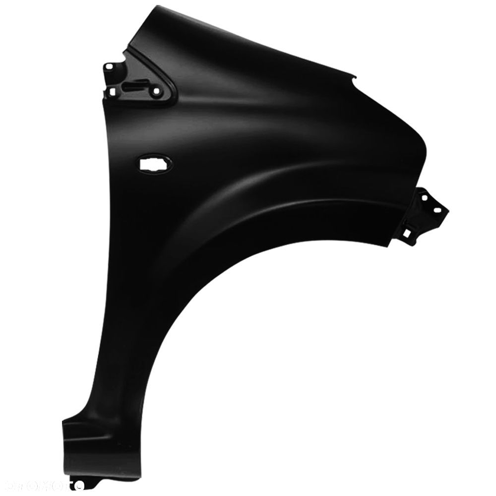 BLU Błotnik TOYOTA AYGO I 211 prawy czarny 05-14 przód SchwarzDiamant MitternachtSchwarz - 2