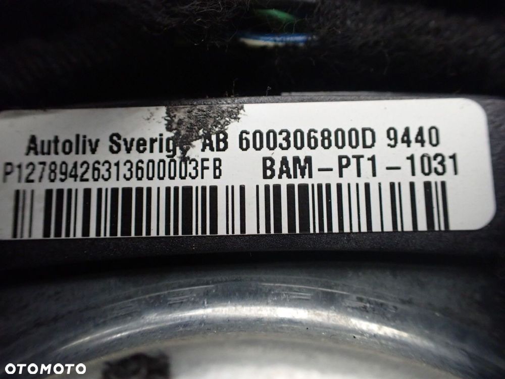 PODUSZKA KIEROWCY SAAB 9-3 II 2.2 600306800D 12789426 - 5