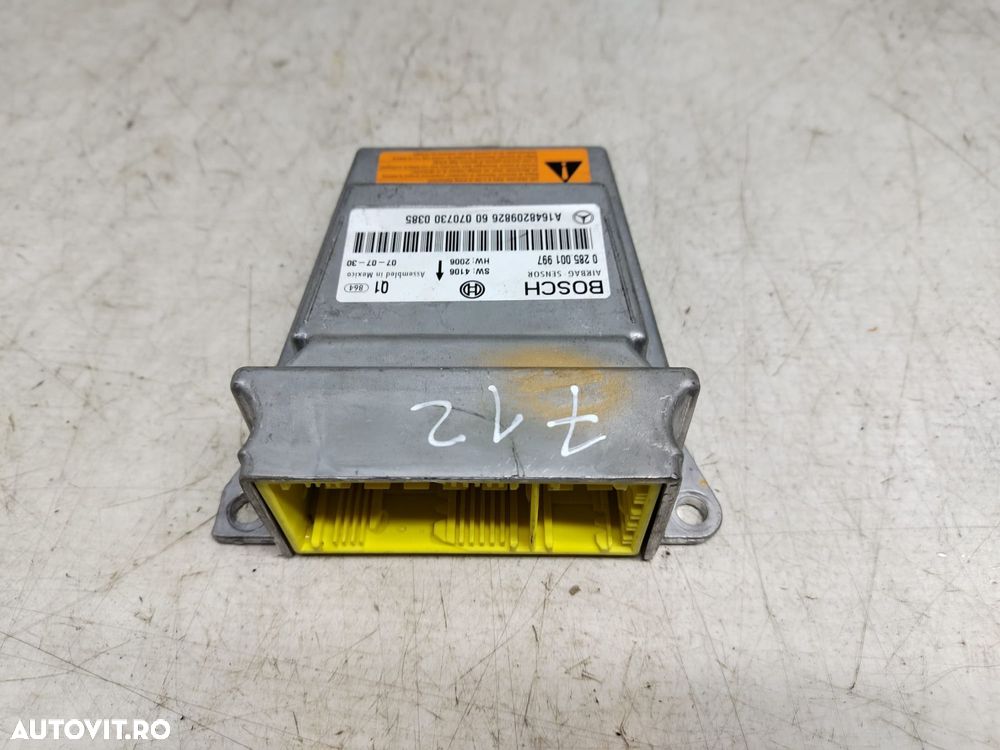 Calculator airbag A1648209826 Mercedes-Benz ML W164 [2005 - 2008] - 1