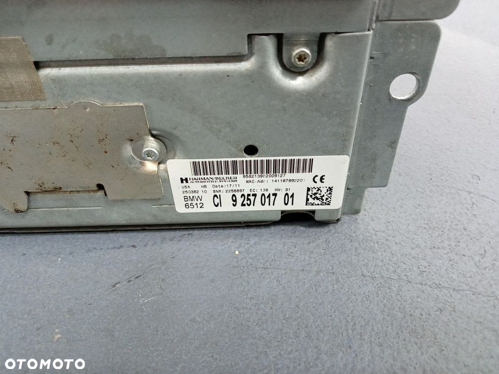 BMW X3 F25 F26 JEDNOSTKA RADIA NAWIGACJI 9257017 - 7