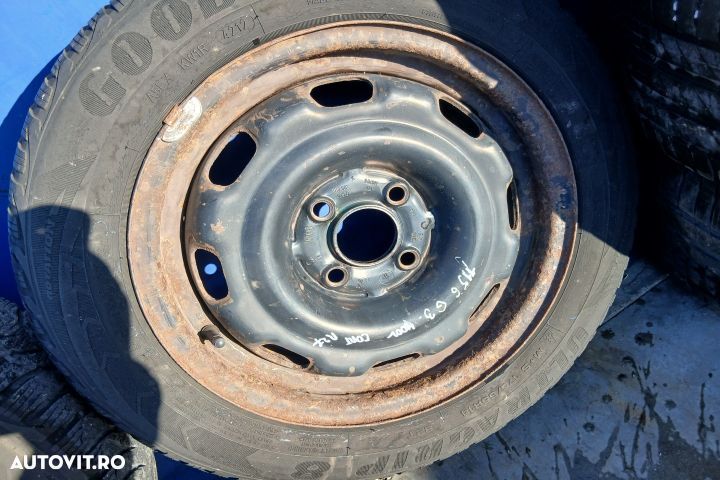 Jante tabla cu anvelope 14 - set 1H0601025B 1HM601025 ET45 6LX14H2 17 - 5