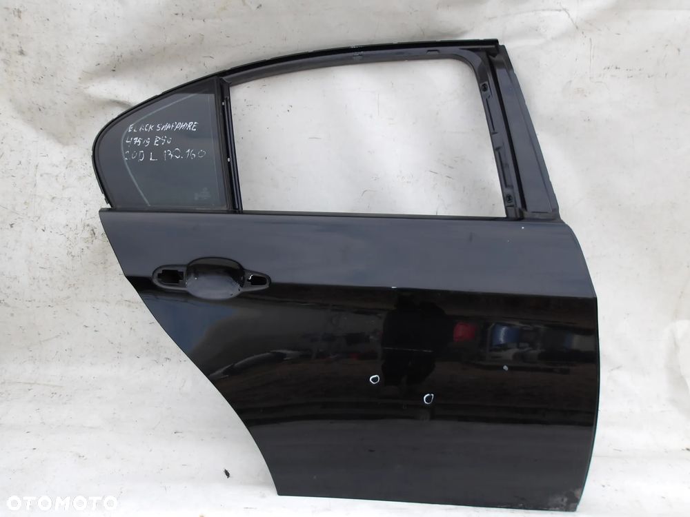 DRZWI PRAWE TYŁ TYLNE BMW E90 BLACKSAPPHIRE PIERWSZY LAKIER F-VAT - 1