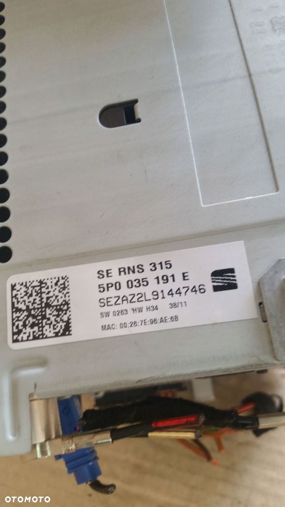 radio cd nawigacja seat leon ii 2009- 5p0035191e - 8