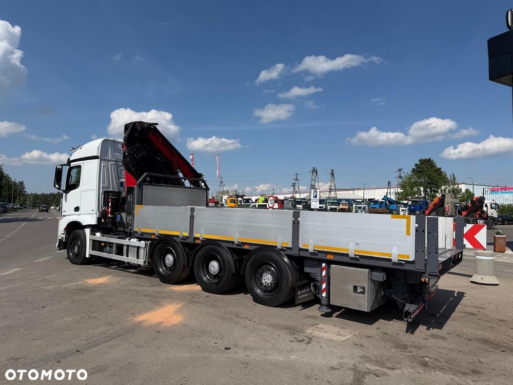 Mercedes-Benz AROCS 3253 8x4 HMF 5020 Fly Jib HDS Żuraw Crane Kran - 8