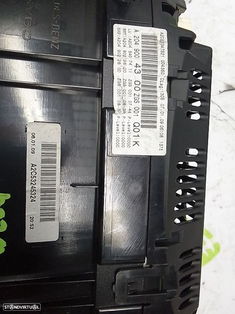 Quadrante / Conta Quilometros Mercedes-Benz C-Class (W204) - 4
