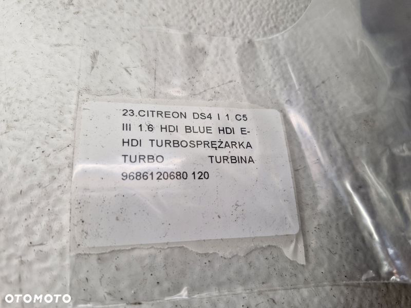citroen ds4 i 1 c5 iii 1.6 hdi blue hdi e-hdi turbosprężarka 9686120680 - 8