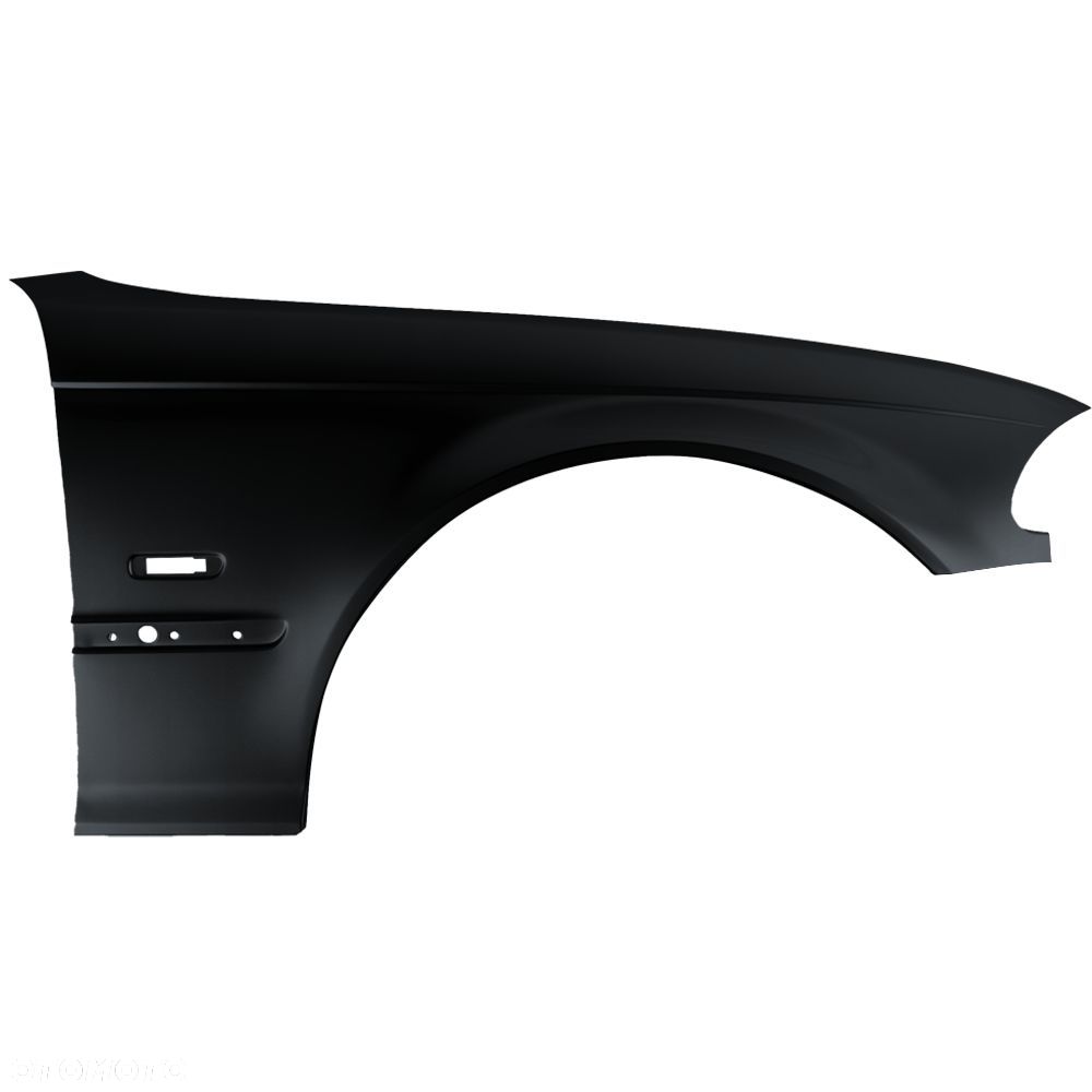 BLU Błotnik BMW 3 E46 475 prawy czarny 98-01 przód sedan touring SchwarzerSaphir - 2