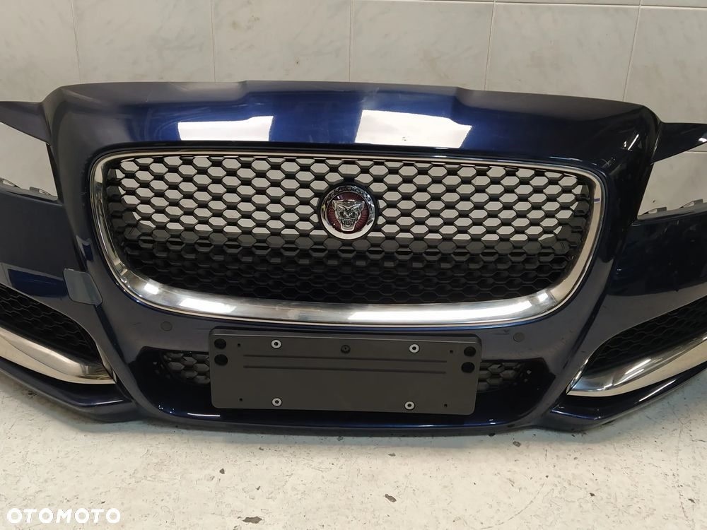 JAGUAR XF X260 ZDERZAK PRZÓD PRZEDNI KOMPLETNY 4XPDC SPRYSKIWACZE GRILL ATRAPA CHŁODNICY ZNACZEK WIĄZKA ORYGINAŁ - 6