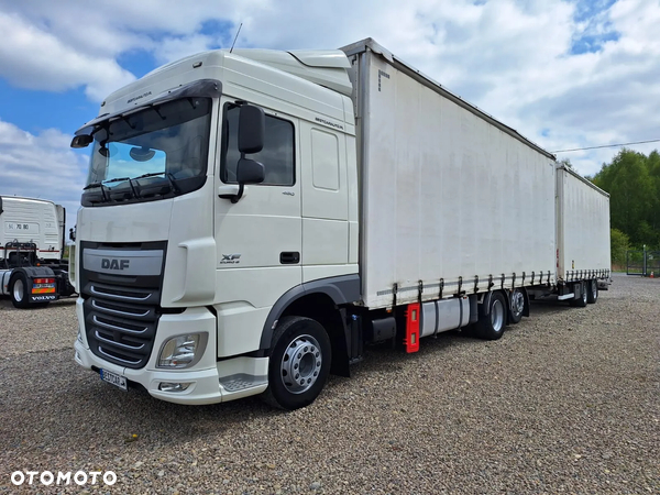 DAF XF460 6X2 2017 RETARDER + PRZYCZEPA TANDEM 2017 Import Francja