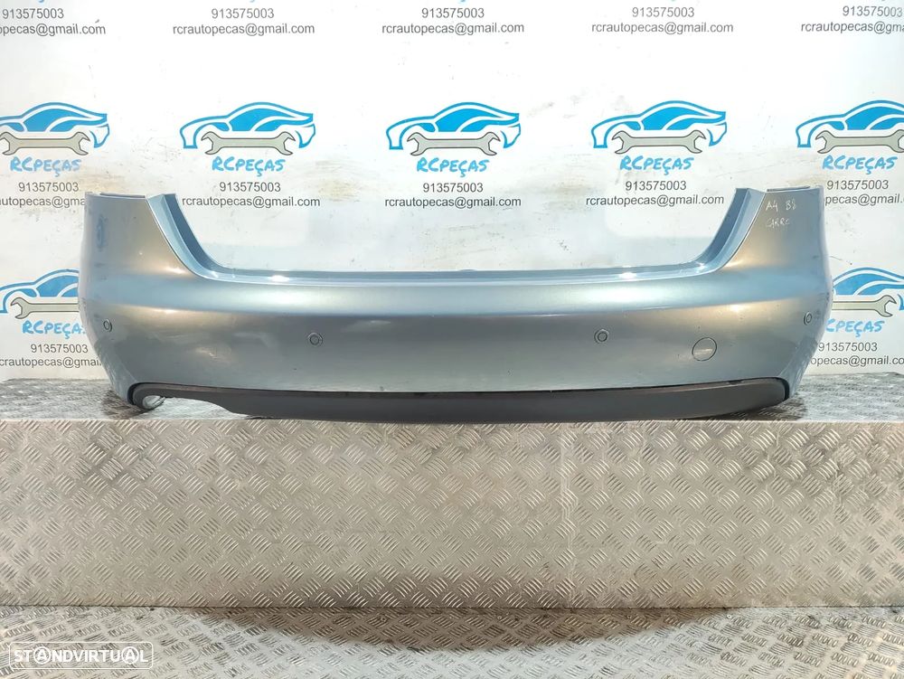 Parachoques traseiro trás original Audi A4 B8 Carro Sedan - 1