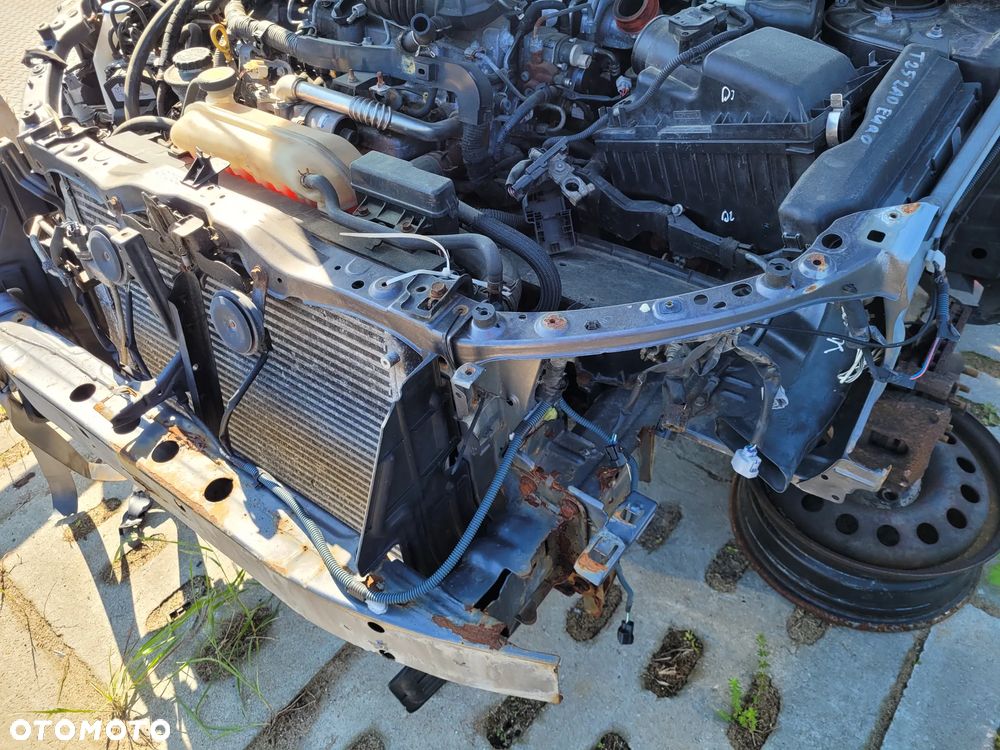 Pas przedni kompletny wzmocnienie chłodnice Toyota Avensis T25 Lift 2,2 D 110kW 150KM 2008r - 3
