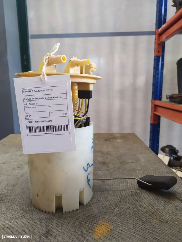 BOMBA DE COMBUSTIVEL RENAULT TALISMAN SW / 172027799R / 0580203319 - 1