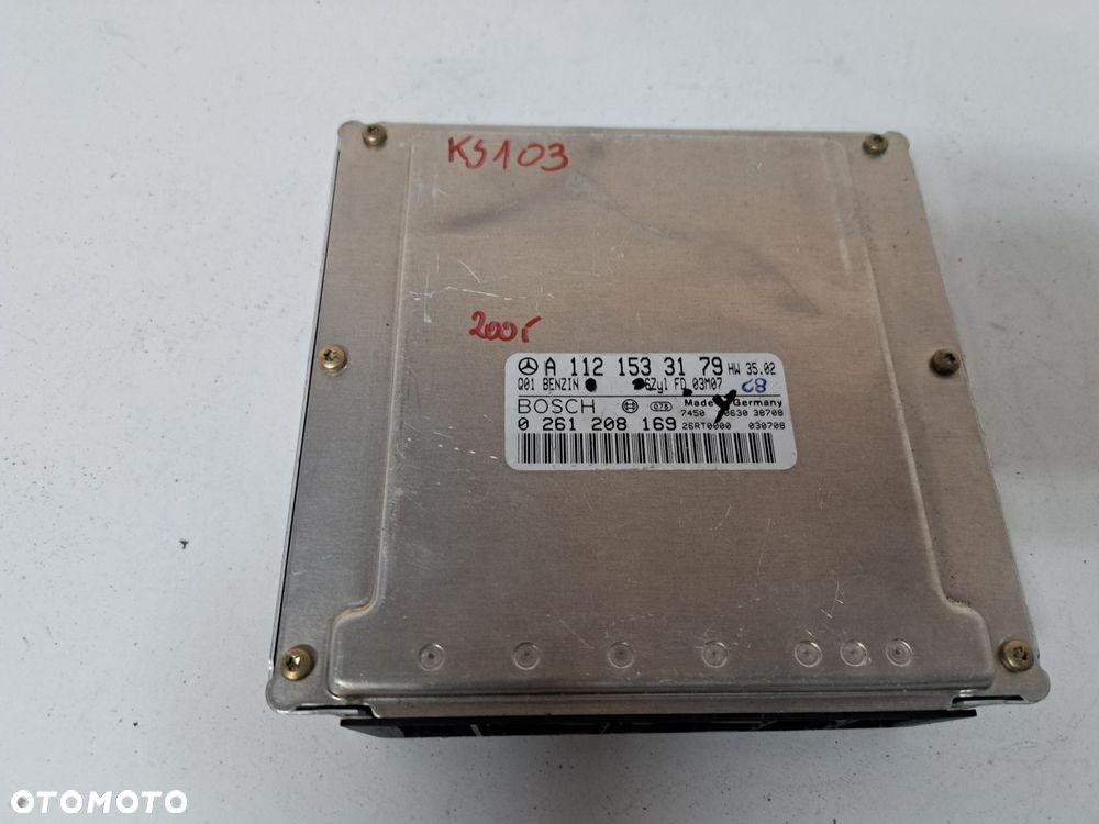 MERCEDES MB 2.4 V6 KOMPUTER  STEROWNIK  SILNIKA A 112 153 31 79 - 1