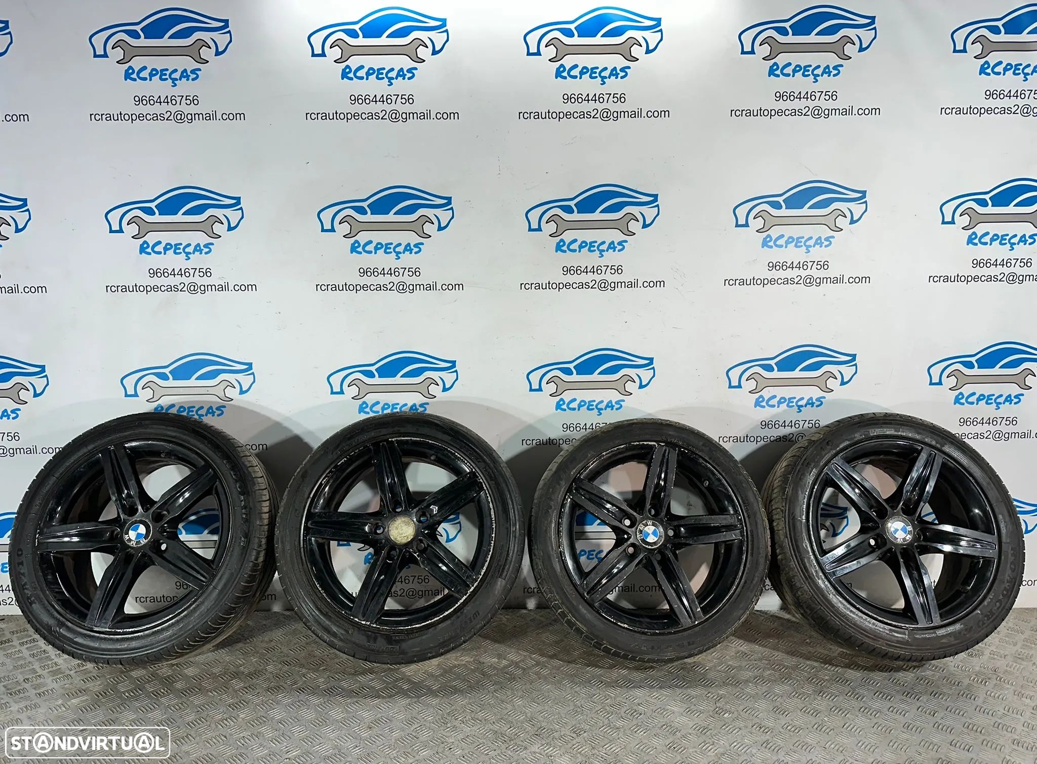 .Conjunto Jantes 17 Originais BMW Style 379 5x120 7.5J ET43 6850151 - 1