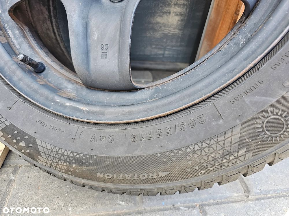 FELGI STALOWE STRUKTURALNE OPONY WIELOSEZON OPEL VECTRA C ASTRA H ZAFIRA A B MERIVA B SIGNUM 5X110 16 CALI 205/55/16 ET39 - 4