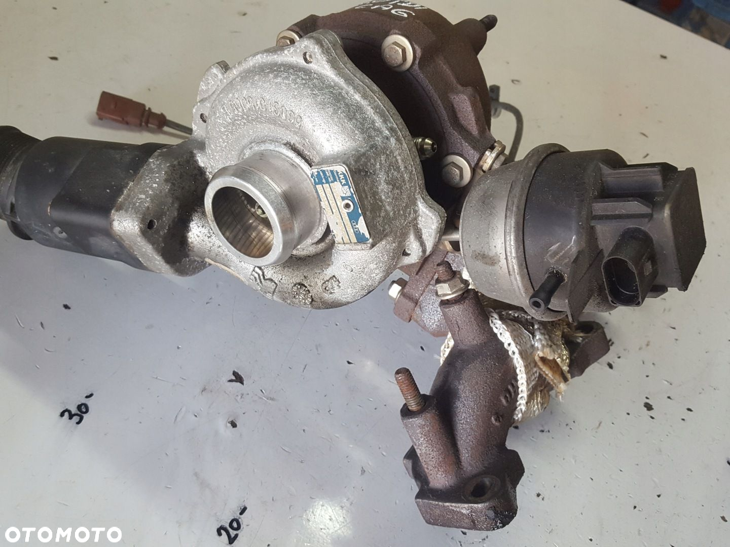 SEAT EXEO AUDI A4 B7 2.0 TDI CAG TURBOSPRĘŻARKA TURBO TURBINA - 4