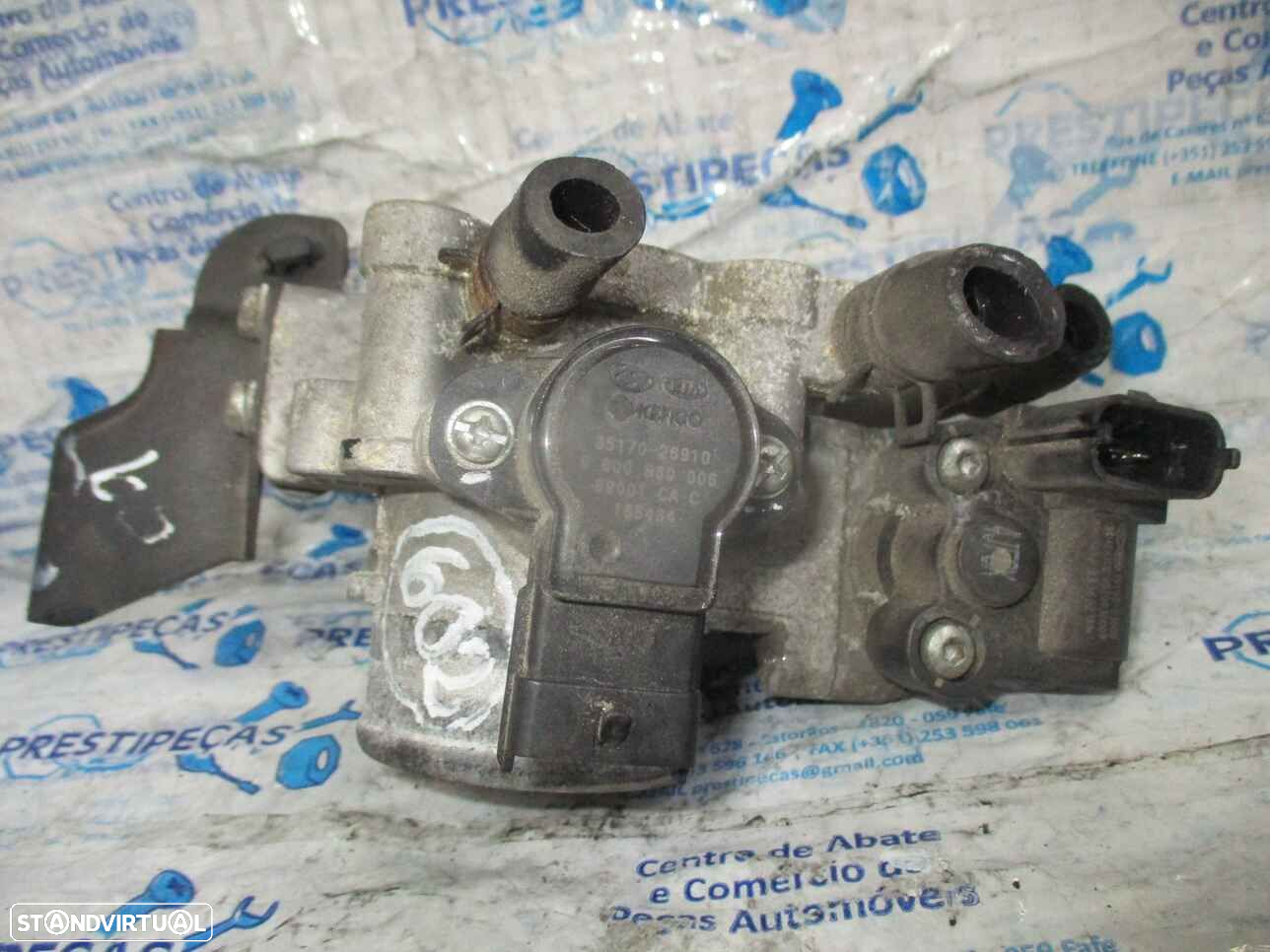 Corpo Borboleta 3510003000 HYUNDAI I20 2009 1.2I HYUNDAI I10 2009 1.2I 80CV 5P VERMELHO - 6