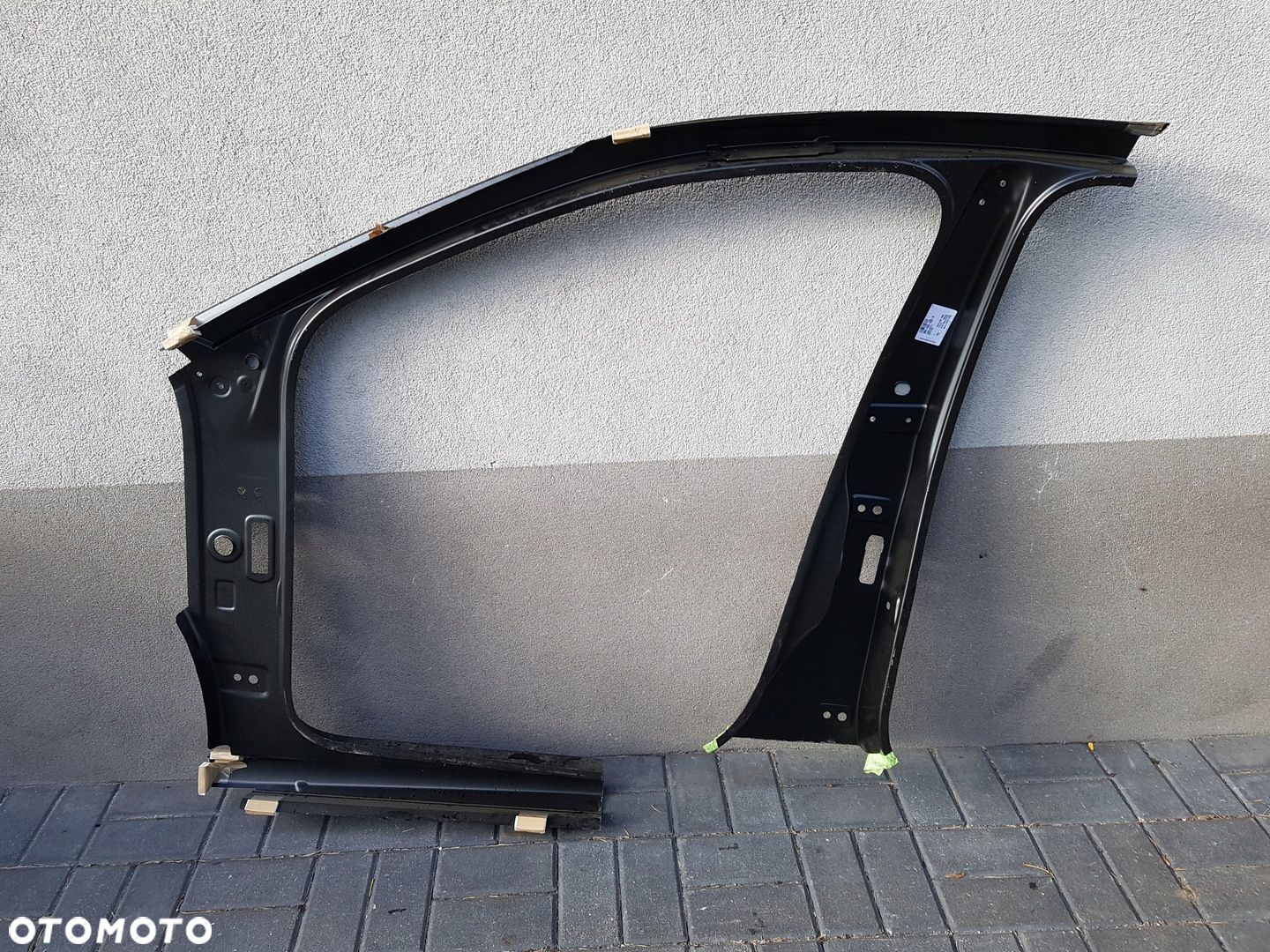 VW POLO 09-17 prawa rama próg słupek bok 6R4809836A - 2