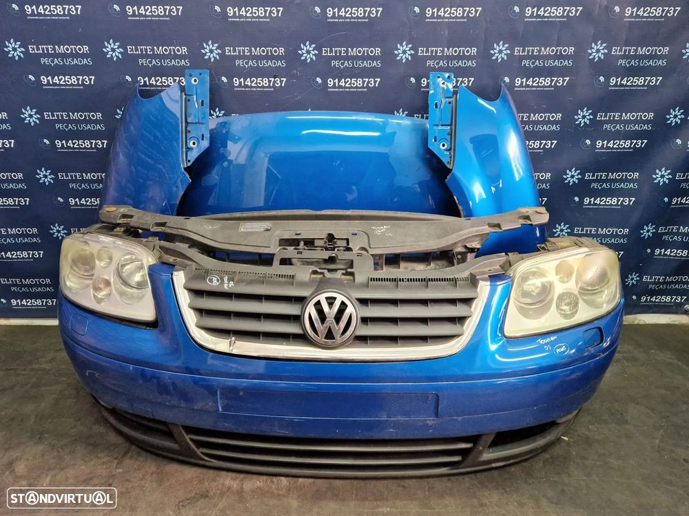 Frente completa usada VW TOURAN 1T0 TDI XENON capot parachoques guardalamas oticas - 3