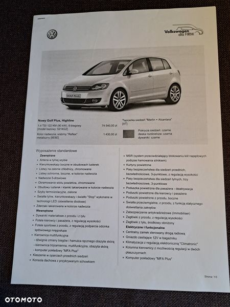 Volkswagen Golf Plus 1.4 TSI Highline - 1