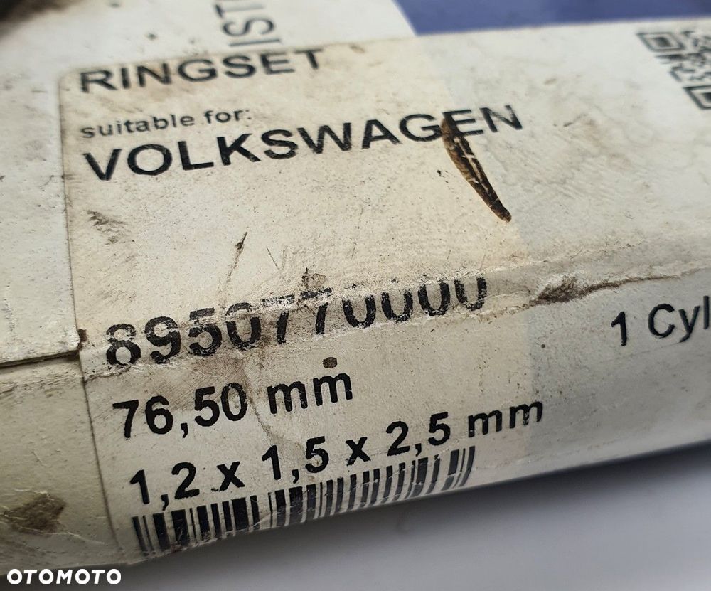 PIERŚCIENIE TŁOKA AUDI A2 8950770000 - 4
