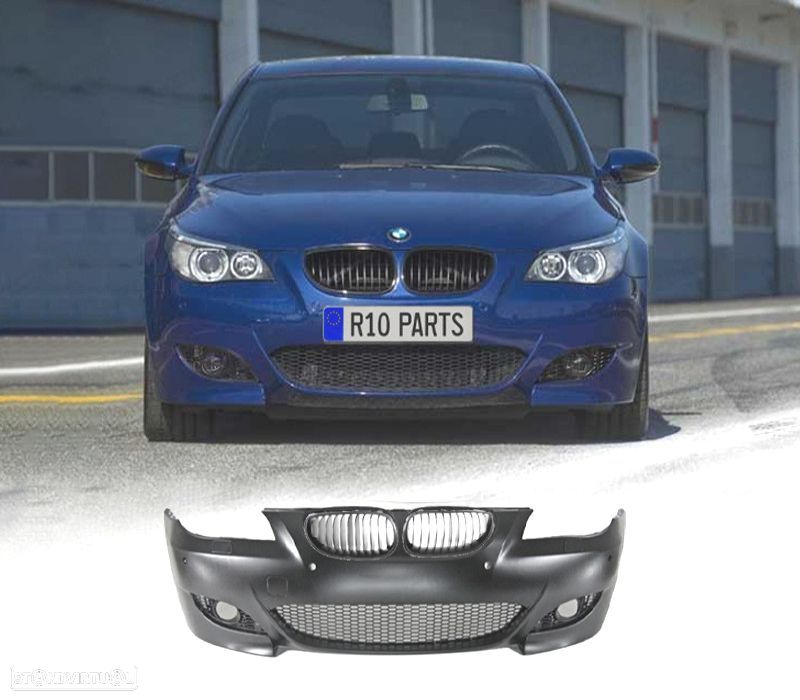 KIT PARA-CHOQUES + GRELHA BMW E60 03-07 LOOK M5 PDC SRA - 1