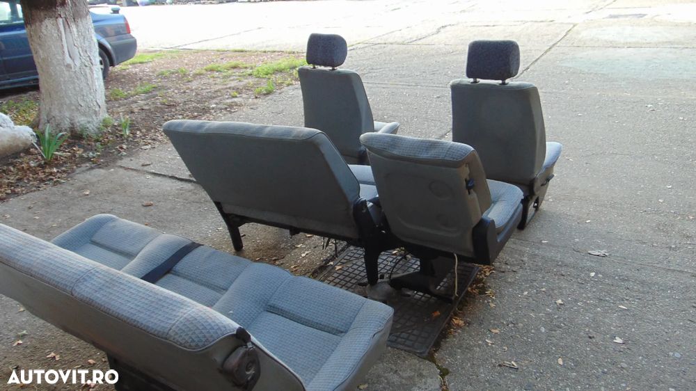 Set Scaune fata rand 1,rand 2,rand 3 de VW T4 Caravelle an 1997 - 6