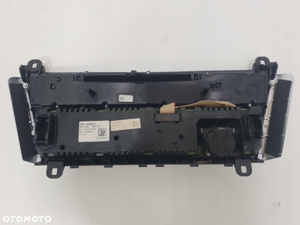 BMW 5 GT F07 PANEL RADIA KLIMATYZACJI 9229808 - 2