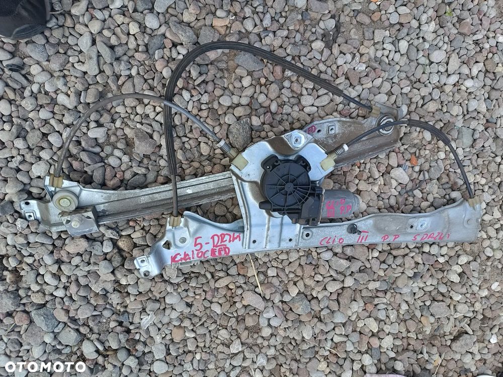 PODNOŚNIK SZYBY PRAWY PRZÓD CLIO III 5D 8200291147 - 1