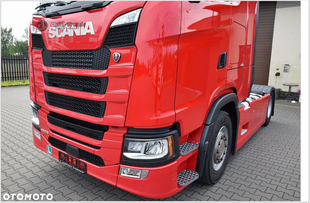 Scania S450 / FULL LED / KLIMA POST. / RETARDER / ZBIORNIKI  1400 L /  DUŻE ZEGARY - 12