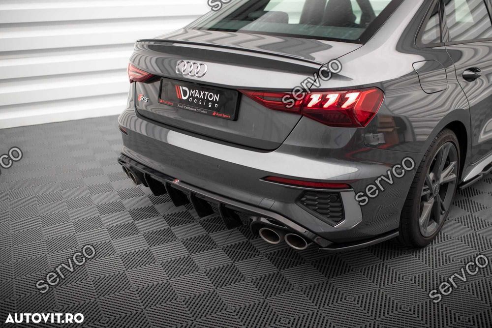 Difuzor bara spate Audi A3 SLINE S3 Sedan 8Y 2020- v18 Maxton Design - 4