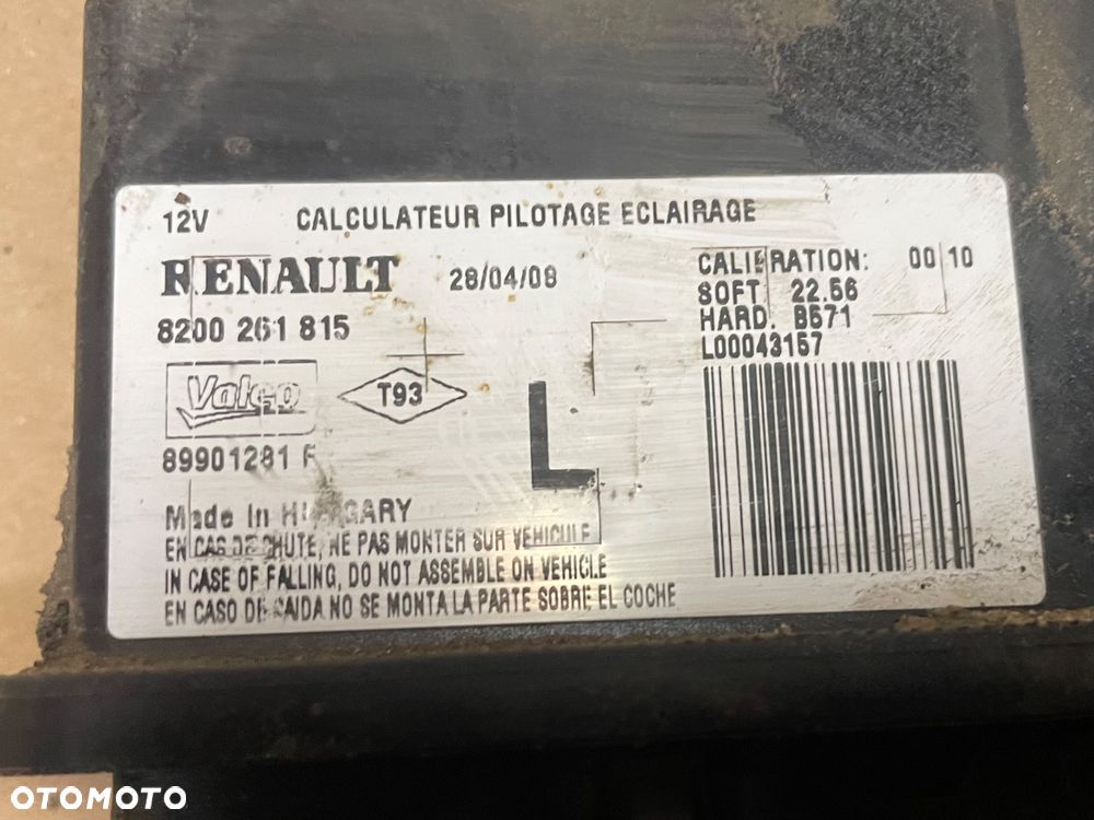 8200261815 moduł sterownik świateł renault espace IV 4 lift laguna 2 lift - 2