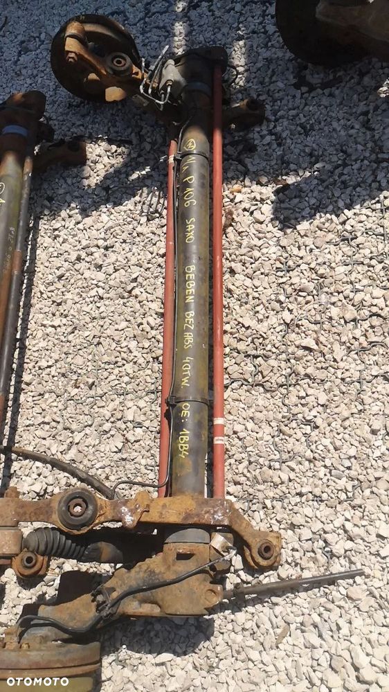 PEUGEOT 306 / 206 / 207 / 106 / PARTNER | CITROEN XSARA PICASSO / BERLINGO / PARTNER BELKA ZAWIESZENIA TYŁ (dostępne 10 sztuk belek zawieszenia) - 6