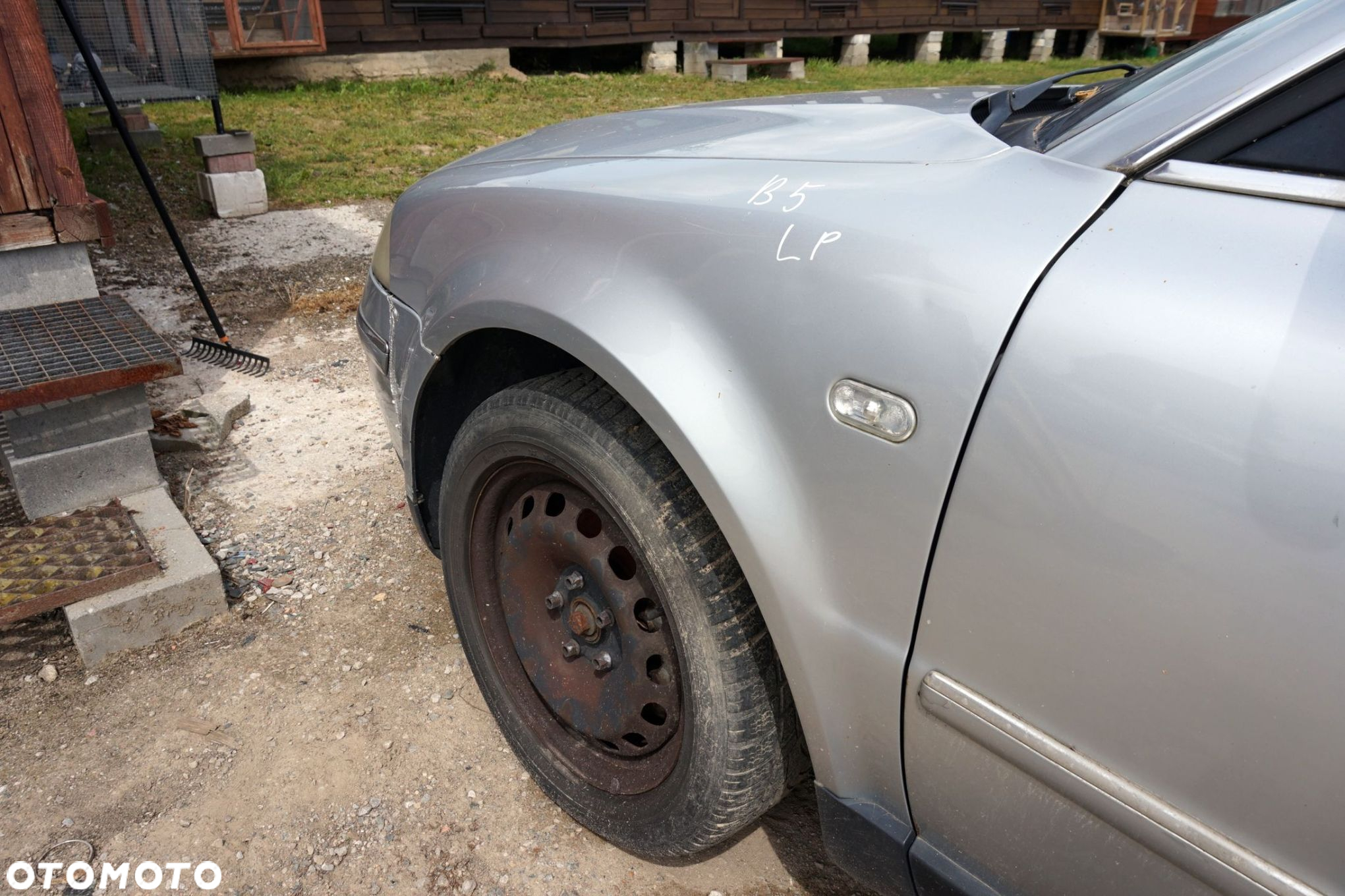 MASKA ZDERZAK BŁOTNIKI LAMPY PASSAT B5 LIFT LA7W  VOLKSWAGEN 2001-2005 SREBRNY PRZÓD KOMPLETNY - 6