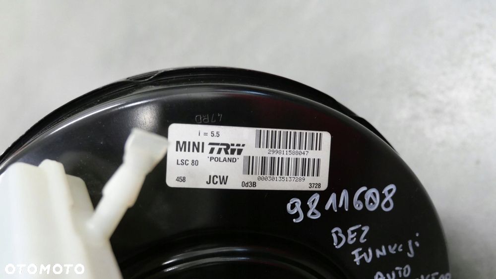 mini r60 r61 jcw all4 serwo pompa hamulcowa 9811608 9811588 - 6