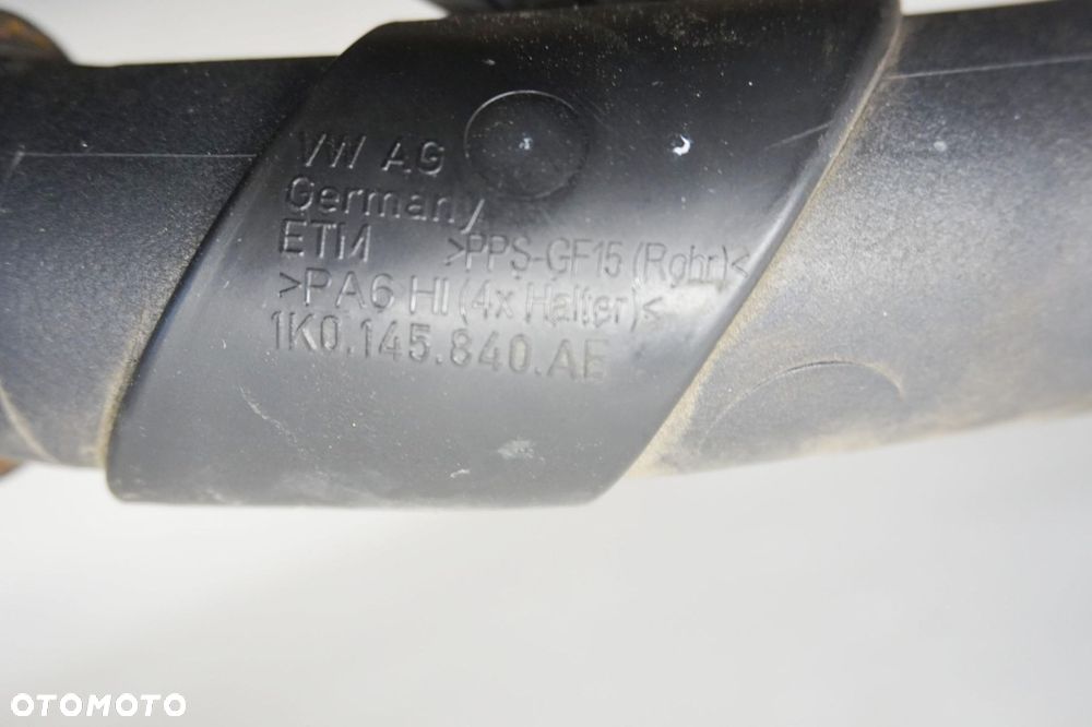 PRZEWÓD INTERCOOLERA VW CADDY 2K III LIFT 1.6TDI 1K0145832AC 1K0145840AE - 5