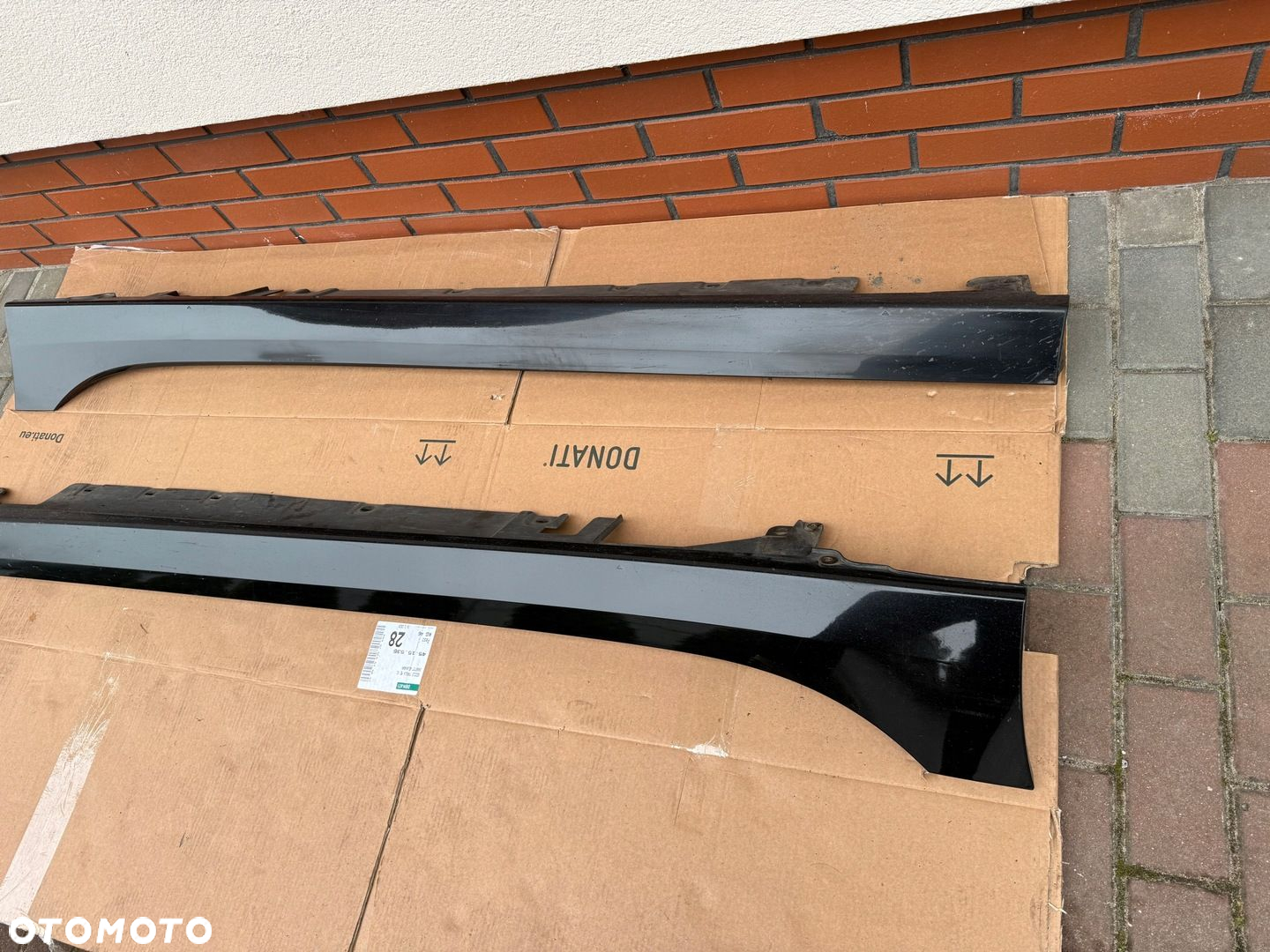 BMW 1 F40 2019-2024 prog lewy prawy czarny do zalozenia demontaz oryg - 3
