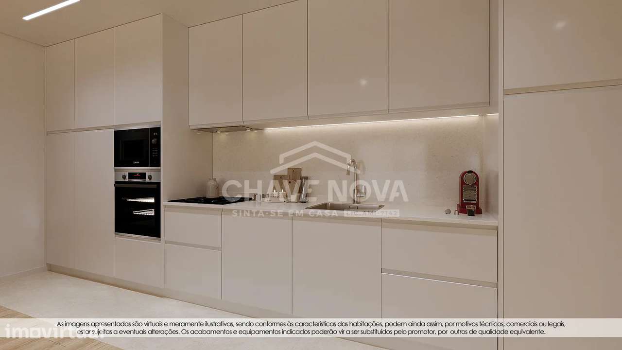 T1 Novo c/ Lugar de Garagem em Santa Marinha (Devesas) - Grande imagem: 3/19
