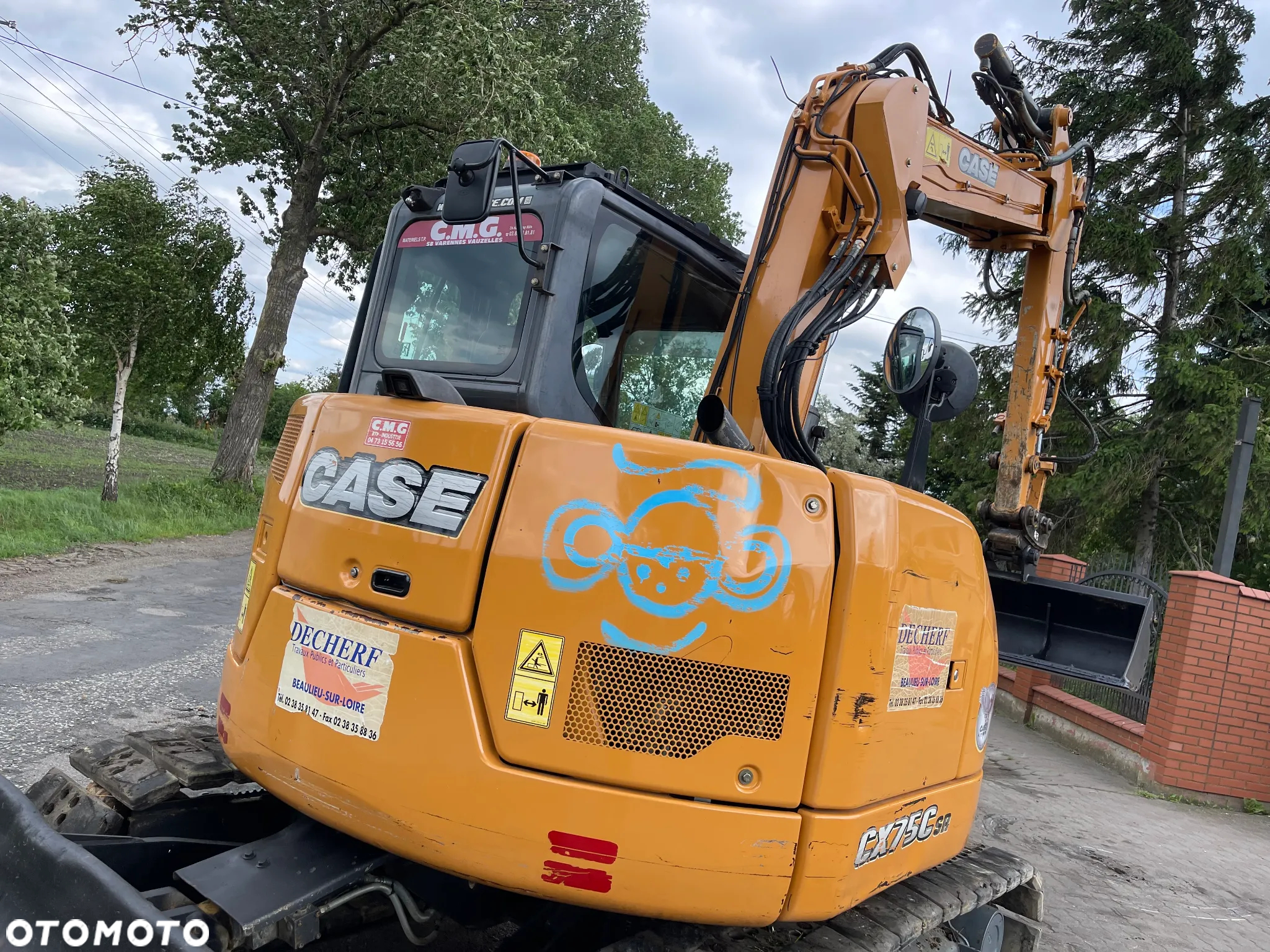 Case Koparka Gąsiennicowa Case CX 75C SR Rok 2015 Oryginał 6300 MTG Bardzo ładna Oryginał stan ŁYŻKI - 17