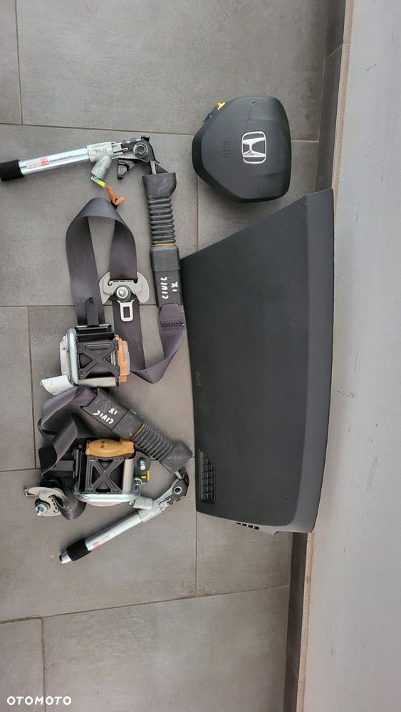 Honda civic sedan 9generacji poduszka air bag kierowcy pasażera pasy - 1