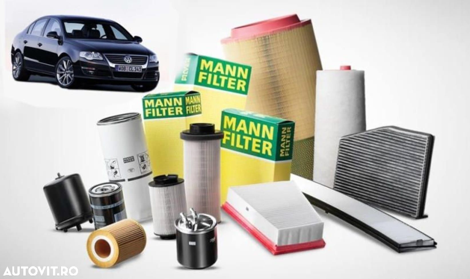 Pachet revizie filtru ulei aer polen Mann Bosch Knecht Mahle Purflux - 1