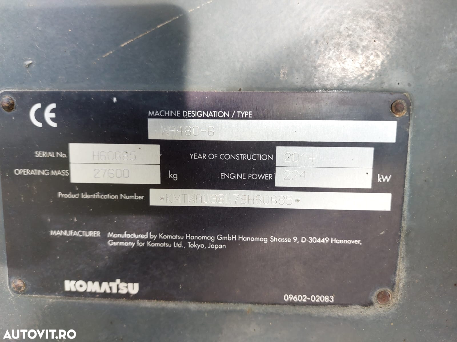 Komatsu WA480 - 10