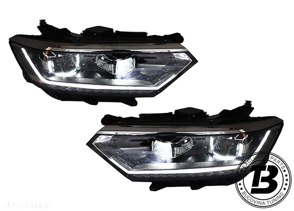 Faruri Full LED compatibile cu VW Passat B8 3G Matrix Design - 3