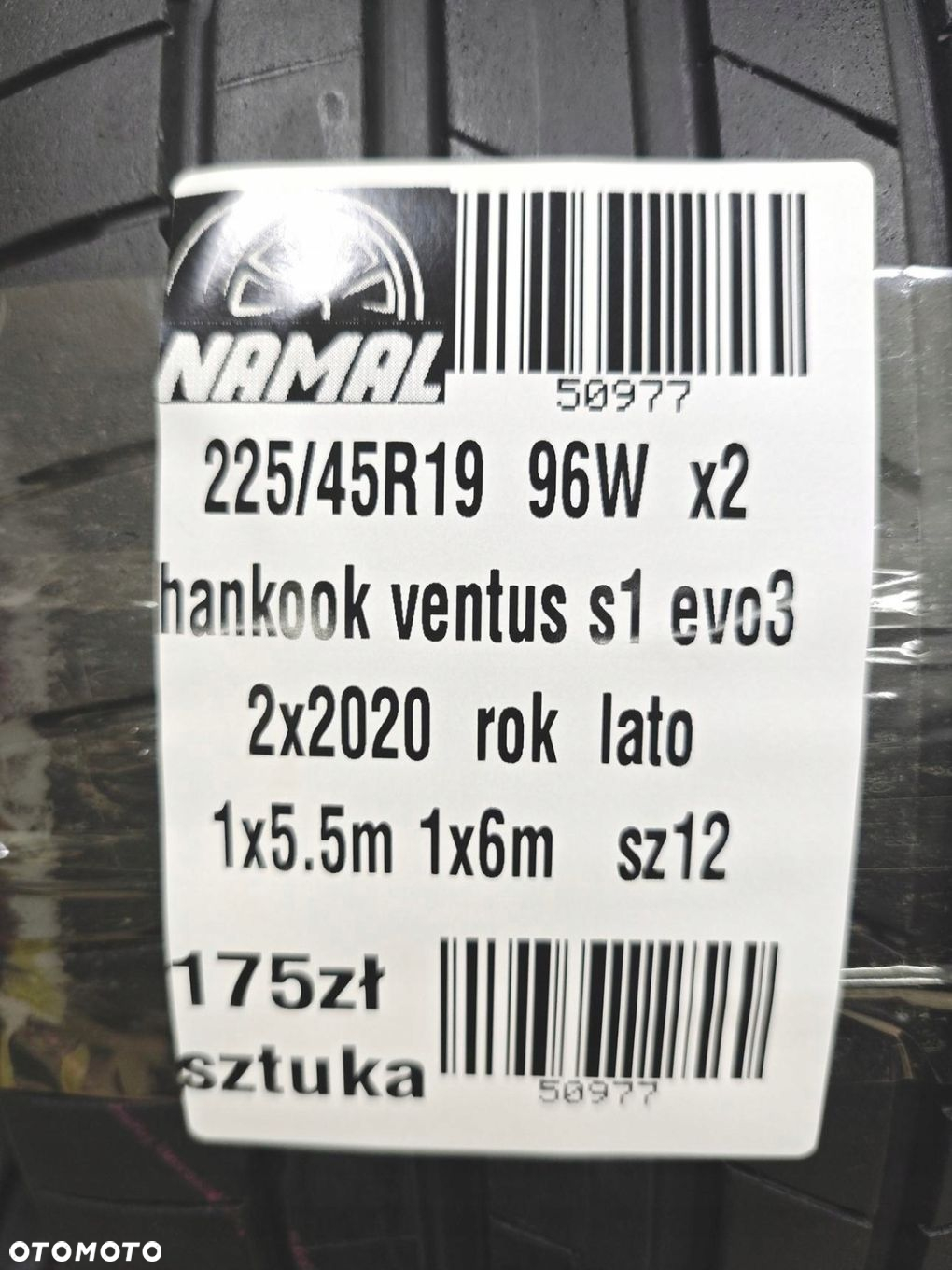 225/45r19 hankook 2020 opona letnia 6mm 50977 - 8