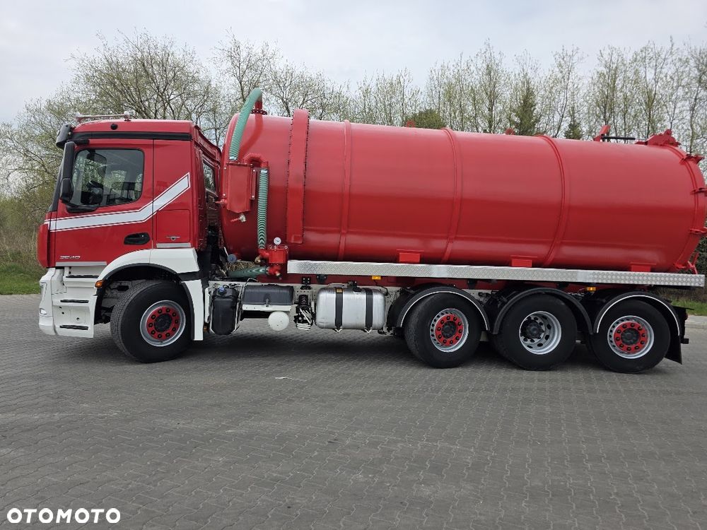 Mercedes-Benz ANTOS 3540 8x2 TYLKO 227 861 km ASENIZACYJNY SZAMBIARKA NOWA BECZKA 26m³ 1,2 i 4 OŚ SKRĘTNA POMPA JUROP RV-520 SPECJALNY - 6