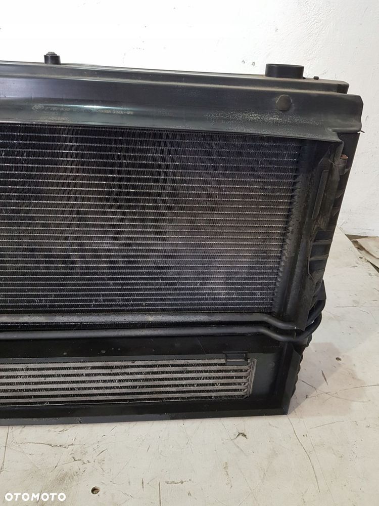 komplet chłodnic wentylator 7801657 bmw e60 e61 lift 3.0d eur m57 - 4