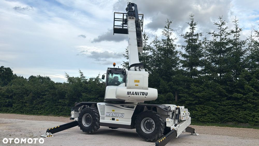 Manitou Ładowarka teleskopowa Manitou Mrt 2150 + Privilage Roto obrotowa 360 Pilot sterowanie radiowe Kosz Widły 2016/17 1840 2550 2540 silnik Mercedes 2150+ Merlo - 8