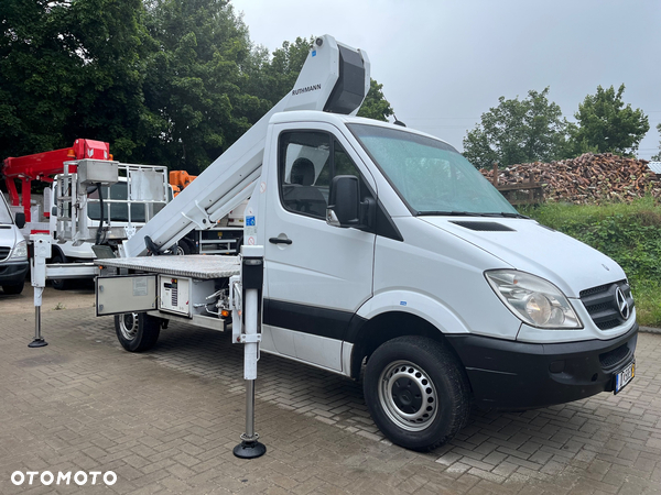 Mercedes-Benz Podnośnik Koszowy Zwyżka Klima Ruthmann TB220 22 metry 14 w Bok Udt jak Wumag Multitel Gsr