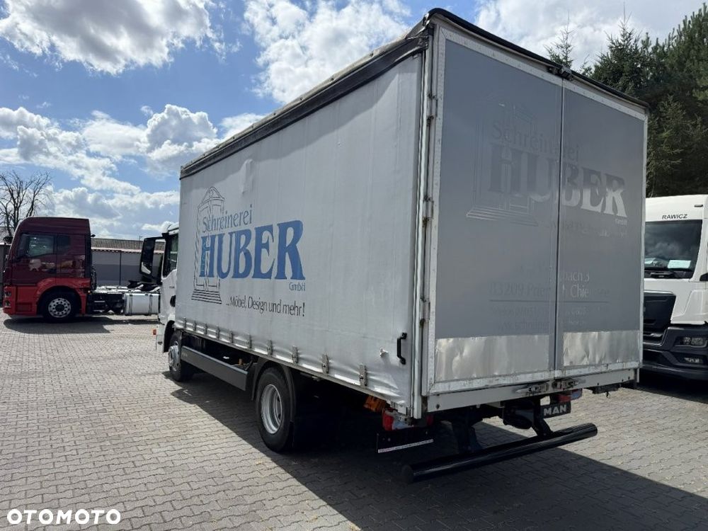 MAN TGL 8.220 JAK NOWY 18 TYS KM ROZSTAW 3,6 DMC 8800 KG PLANDEKA FIRANA 5,2 KONTRAKT SERWIS MAN DE - 3